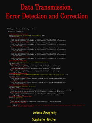 cover image of Data Transmission, Error Detection and Correction